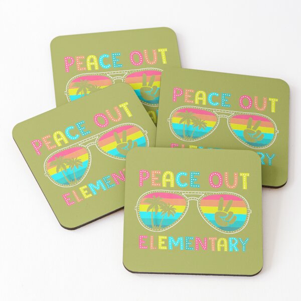 Item preview, Peace Out Elementary Graduation Last Day of School Teacher designed and sold by melodycook.