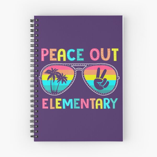 Item preview, Peace Out Elementary Graduation Last Day of School Teacher designed and sold by melodycook.