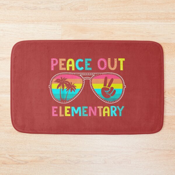 Item preview, Peace Out Elementary Graduation Last Day of School Teacher designed and sold by melodycook.