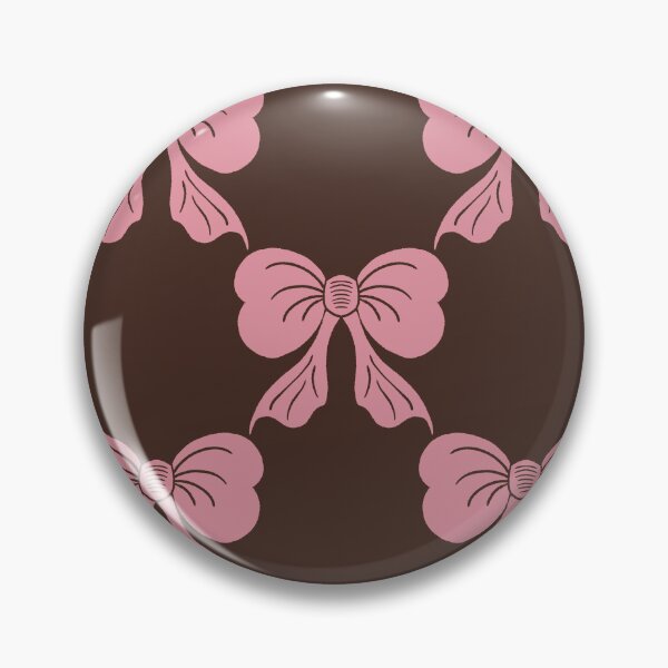 Item preview, Large Bow Pattern Deep Chocolate Brown designed and sold by DColourMuse.