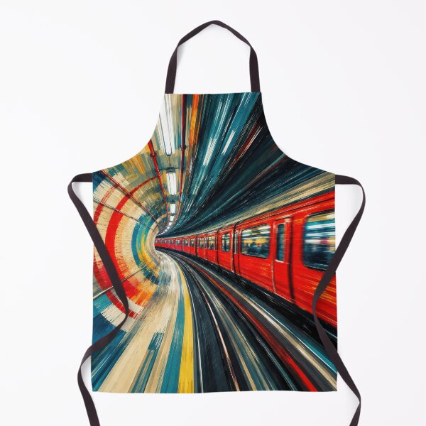 Item preview, Speeding Though: A London Subway Train #3 designed and sold by Andy Gambino Art.