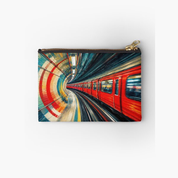 Item preview, Speeding Though: A London Subway Train #3 designed and sold by Andy Gambino Art.