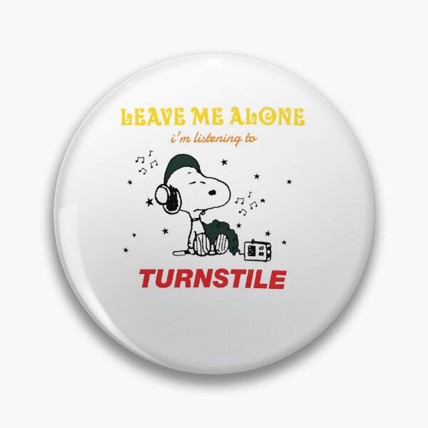 Item preview, Leave Me Alone I'm Listening To Turnstile Snoopy designed and sold by AdrianMis.