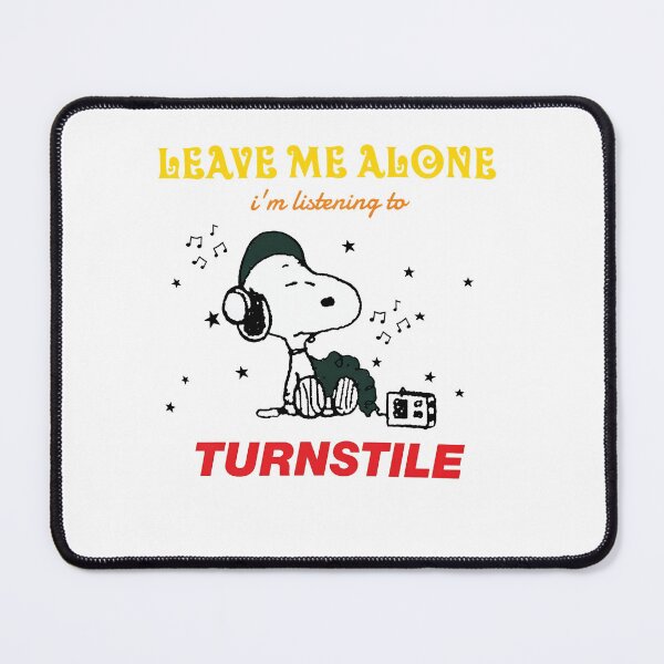 Item preview, Leave Me Alone I'm Listening To Turnstile Snoopy designed and sold by AdrianMis.