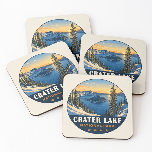 Item preview, Crater Lake National Park Orego Retro Design designed and sold by Gideon Emmerich.