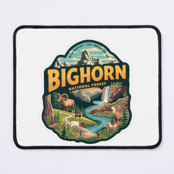 Item preview, Bighorn National Forest Wyoming Big Horn Mountains Wildlife Nature Explorer designed and sold by Simsimah26Parks.