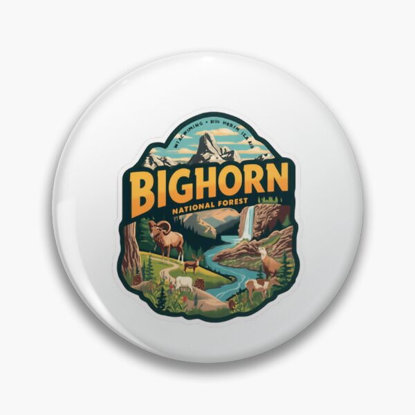 Item preview, Bighorn National Forest Wyoming Big Horn Mountains Wildlife Nature Explorer designed and sold by Simsimah26Parks.