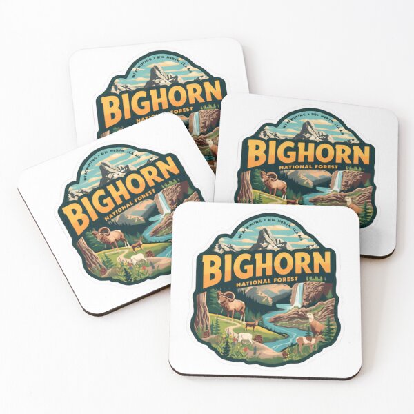 Item preview, Bighorn National Forest Wyoming Big Horn Mountains Wildlife Nature Explorer designed and sold by Simsimah26Parks.