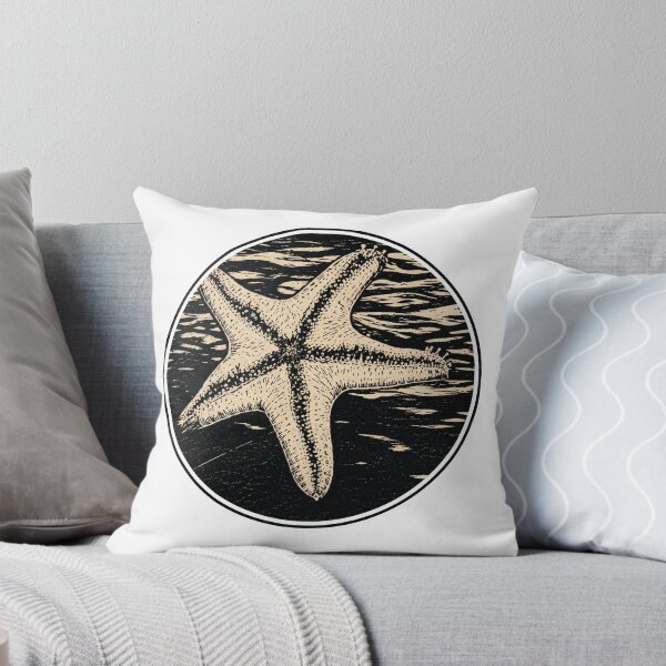Item preview, Underwater Starfish | Coastal Ink Art designed and sold by Linoluca.