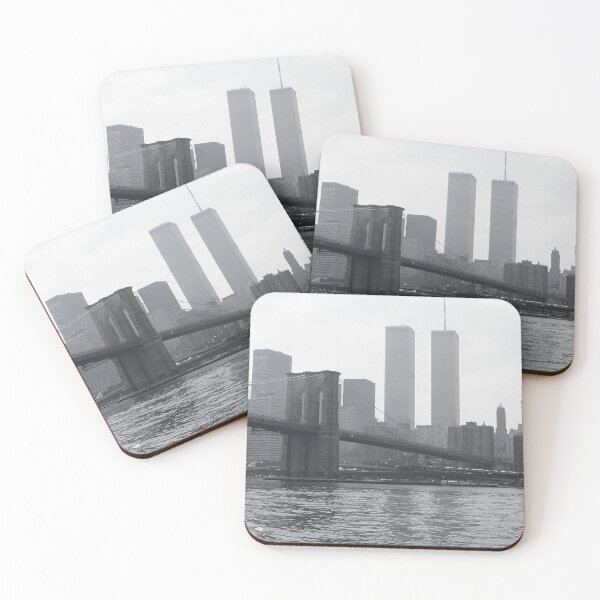 Item preview, THE TWIN TOWERS GREY SCALE designed and sold by denise nys.