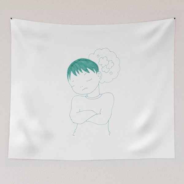 Item preview, Thinking Boy Art designed and sold by yuifujinaga.