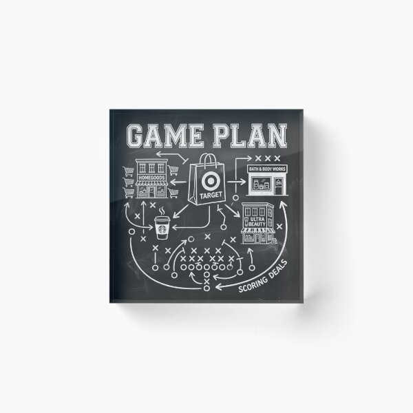 Item preview, Shopping Game Plan Funny Football Play Fall Shopping Spree designed and sold by ICANTWithoutCOFFEE.