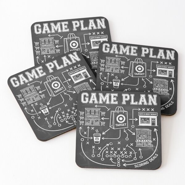 Item preview, Shopping Game Plan Funny Football Play Fall Shopping Spree designed and sold by ICANTWithoutCOFFEE.