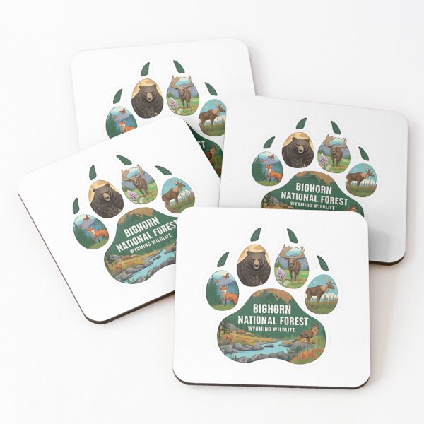 Item preview, Bighorn National Forest Wyoming Wildlife Outdoor Nature Traveler Souvenir designed and sold by Simsimah26Parks.