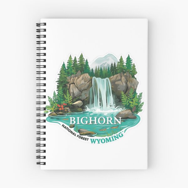Item preview, Bighorn National Forest Wyoming Scenic Waterfall Mountain Travel Hiking designed and sold by Simsimah26Parks.
