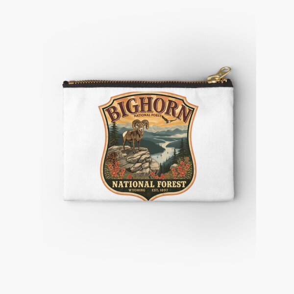 Item preview, Bighorn National Forest Wyoming Est 1897 Mountain Ram Wildlife Outdoors Hiker designed and sold by Simsimah26Parks.