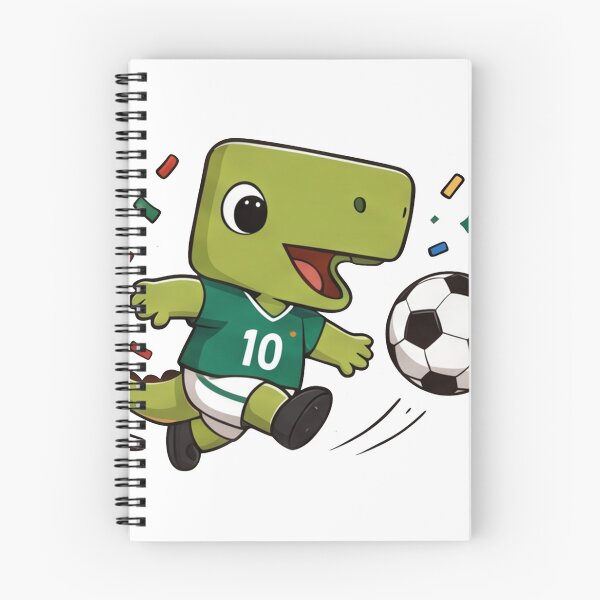 Item preview, Cute Dino Soccer Player designed and sold by merona-design.