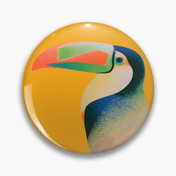 Item preview, Modern Abstract Toucan | Tropical Bird Halftone Illustration designed and sold by Swedeprep.
