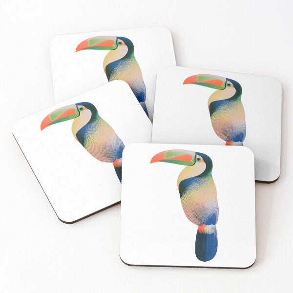 Item preview, Modern Abstract Toucan | Tropical Bird Halftone Illustration designed and sold by Swedeprep.