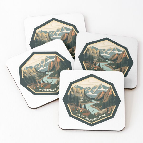 Item preview, Wyoming Adventure State Traveler Outdoors Explorer Vacation designed and sold by Simsimah26Parks.
