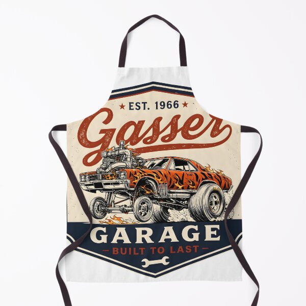 Item preview, Flaming Gasser Garage Hot Rod designed and sold by castillomiami.