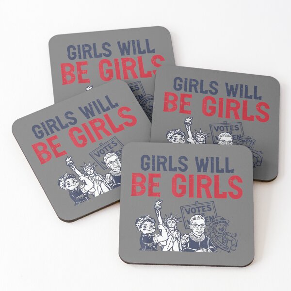 Item preview, 4th of July Girls Will Be Girls Women Empowerment Feminist designed and sold by KristineLi.