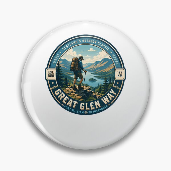 Item preview, Scotland's Outdoor Classic Great Glen Way Fort William To Inverness Hiking Trail Hiker Traveler designed and sold by Simsimah26Parks.
