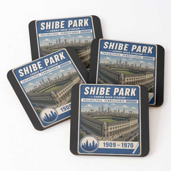 Item preview, Connie Mack Stadium Vintage Stadium Trading Card designed and sold by Bored Imagination .