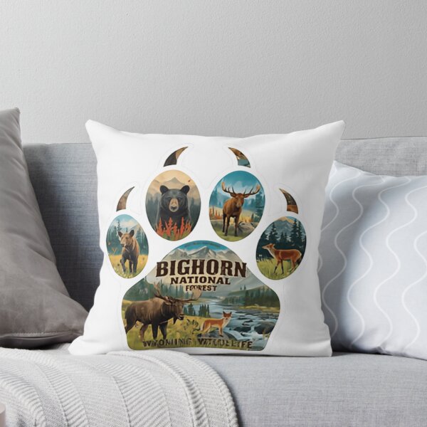 Item preview, Bighorn National Forest Wyoming Wildlife Bear Paw Nature Lover designed and sold by Simsimah26Parks.