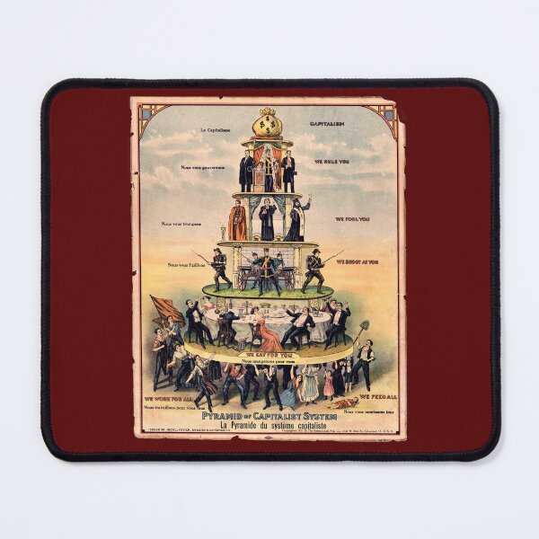 Item preview, "Pyramid Of Capitalist System" designed and sold by The Ravens Ballad.