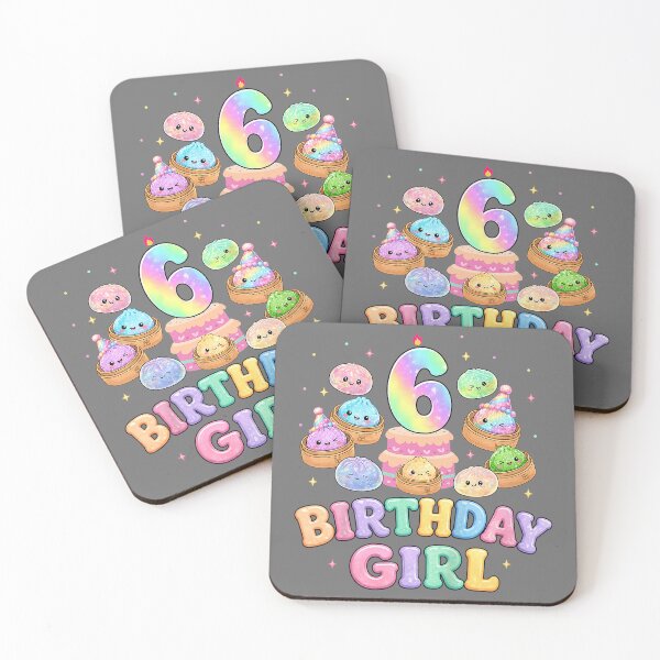 Item preview, 6th Birthday Girl Dumpling Shirt Cute Kawaii Dumpling Party designed and sold by KristineLi.