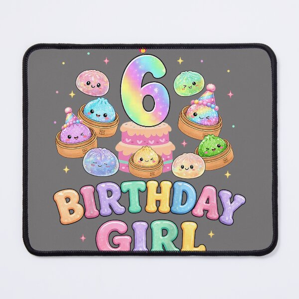 Item preview, 6th Birthday Girl Dumpling Shirt Cute Kawaii Dumpling Party designed and sold by KristineLi.