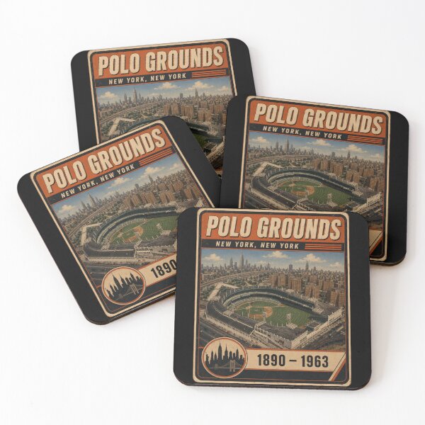 Item preview, New York Polo Grounds Vintage Stadium Trading Card designed and sold by Bored Imagination .