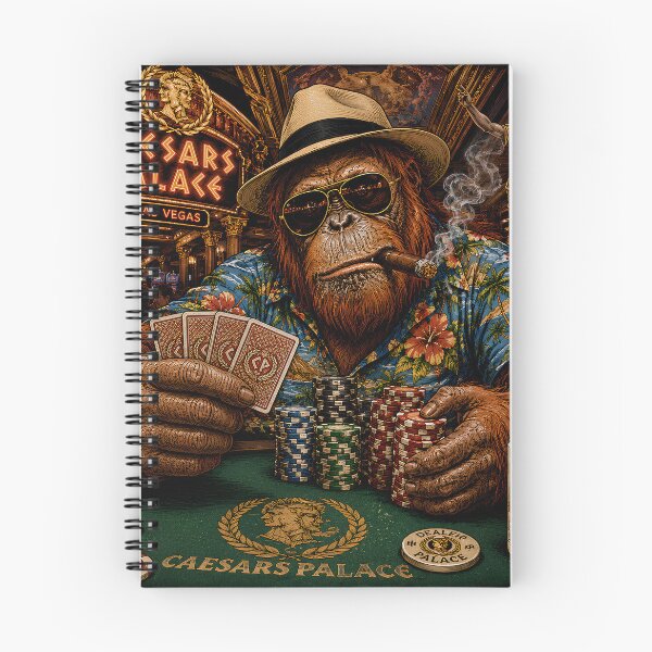 Item preview, Casino Ape Poker Player Las Vegas Art designed and sold by guiborges1980.