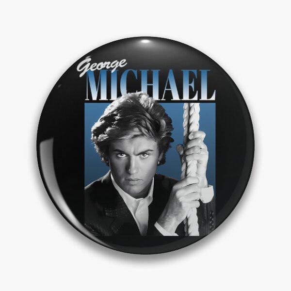 Item preview, George Michael Blue Portrait Rope Music Legend designed and sold by ReDesign7.