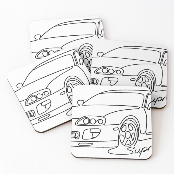 Item preview, Supra MK4 – Line Art JDM Legend Sketch designed and sold by Automotive Art by Greg.