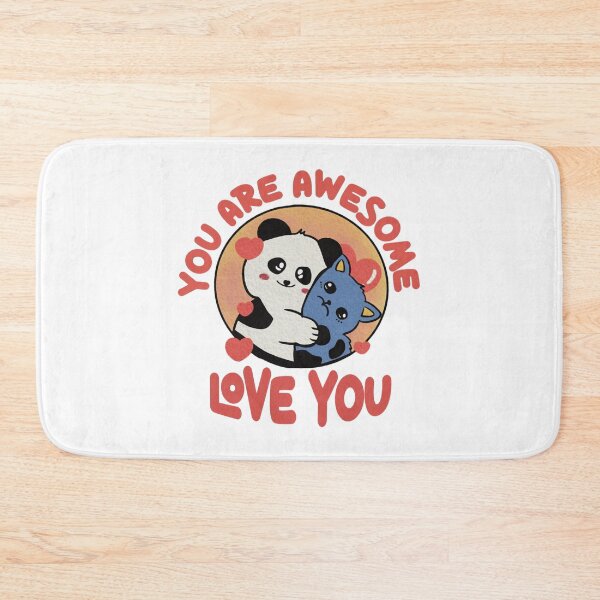 Item preview, PeiPei and Keke You Are Awesome Love You Couple Graphic designed and sold by Peipeiandkeke.