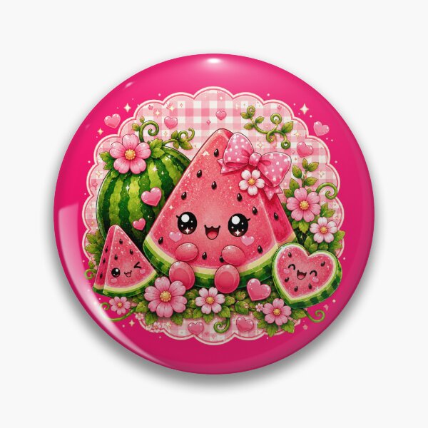Item preview, Cute Kawaii Watermelon Girl Coquette Aesthetic Pink Summer Fruit Design designed and sold by ALH Apparel.