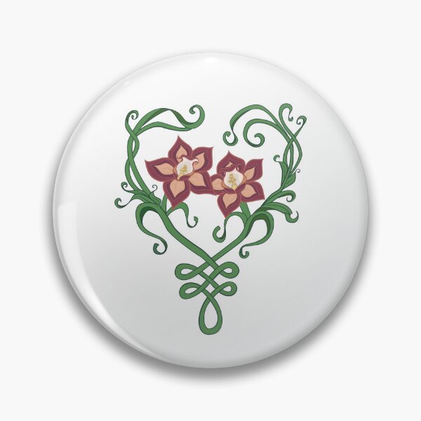 Item preview, Creamsicle Floral Heart  designed and sold by ZFrigginArt.