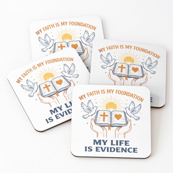 Item preview, Faith Is My Foundation Dove & Bible Poster designed and sold by Matinez Pink.