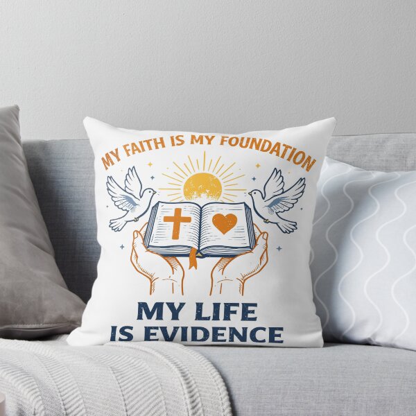 Item preview, Faith Is My Foundation Dove & Bible Poster designed and sold by Matinez Pink.