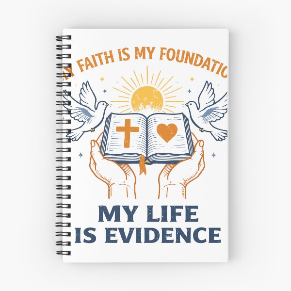 Item preview, Faith Is My Foundation Dove & Bible Poster designed and sold by Matinez Pink.