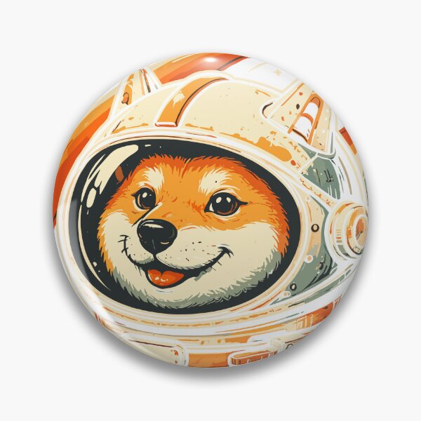 Item preview, Shiba Inu Doge Astronaut Space Poster designed and sold by Matinez Pink.