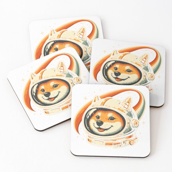 Item preview, Shiba Inu Doge Astronaut Space Poster designed and sold by Matinez Pink.