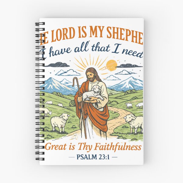 Item preview, The Lord Is My Shepherd Psalm 23 Verse Poster designed and sold by Matinez Pink.