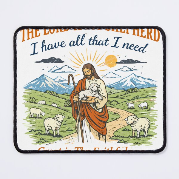 Item preview, The Lord Is My Shepherd Psalm 23 Verse Poster designed and sold by Matinez Pink.