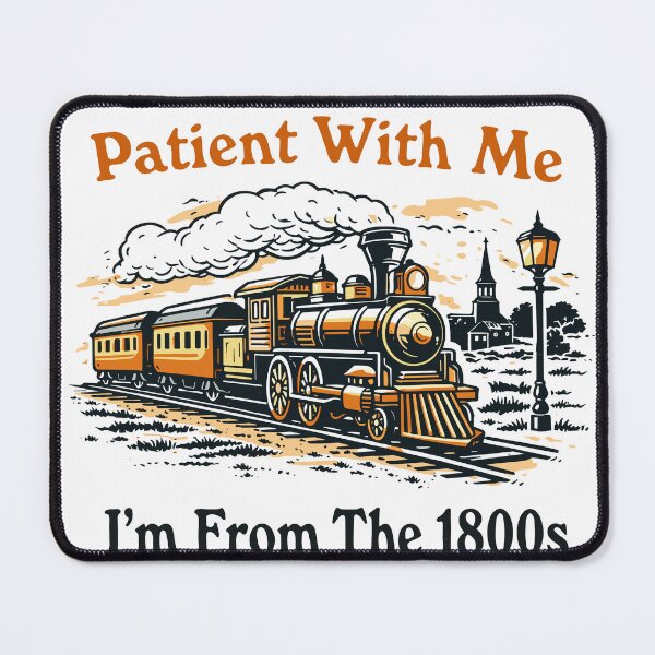 Item preview, Vintage Steam Train 1800s Humor Poster designed and sold by Matinez Pink.
