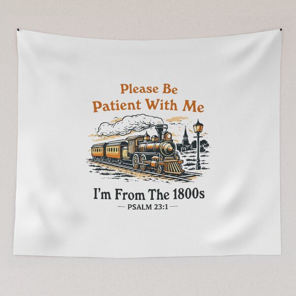 Item preview, Vintage Steam Train 1800s Humor Poster designed and sold by Matinez Pink.