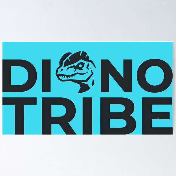 Item preview, Dino Tribe Bold Raptor Logo Text designed and sold by PreeCha Art & Co..