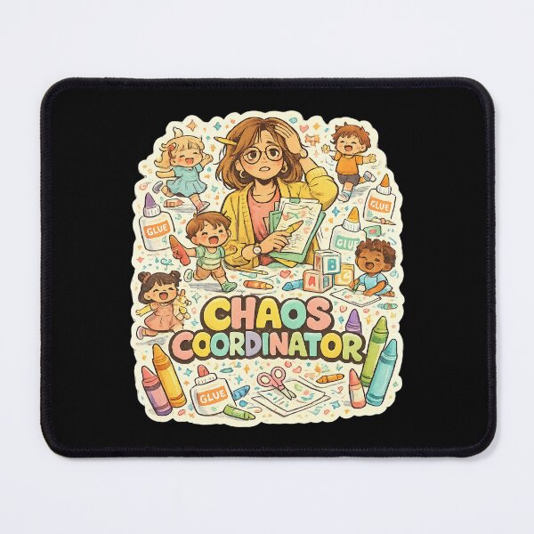 Item preview, Chaos Coordinator Preschool Teacher Sticker | Funny Daycare Teacher Gift | Cute Early Childhood Educator Design designed and sold by FestivityFinds.